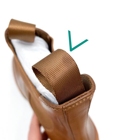 Loeffler Randall Raquel Chelsea Boots Brown Leather Block Heel Ankle Sz 10 - Picture 11 of 14